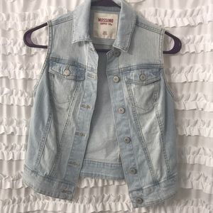 Light Wash Denim Vest